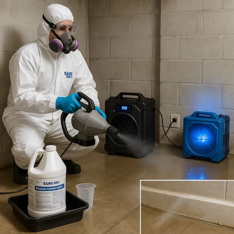 Sanitization and Odor Removal process in Johnston, IA